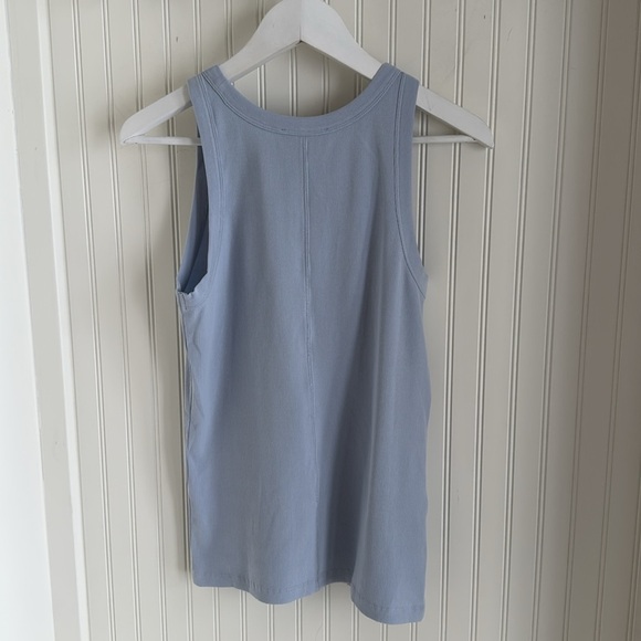 Tilley High Neck Rib Tank BLUE - Picture 5 of 6